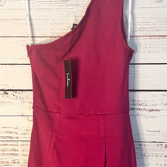 Lulus Down to Party Magenta One Shoulder Cutout Bodycon Mini Dress - Picture 8 of 10
